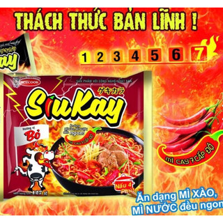 Mì siukay vị bò