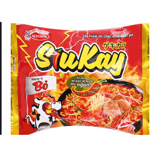 mì siukay vị bò ( thùng 24 gói )
