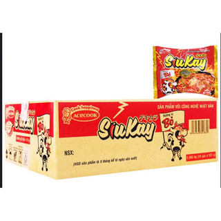 mì siukay vị bò ( thùng 24 gói )