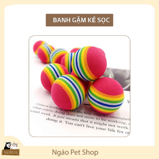Banh gặm kẻ sọc đồ chơi chó mèo
