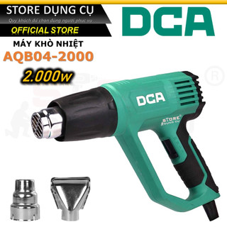 2000w máy khò nhiệt dca aqb04-2000, máy khò thổi hơi nóng , thổi nhiệt dán ni lông, decal, phim cách nhiệt ô tô, xe máy