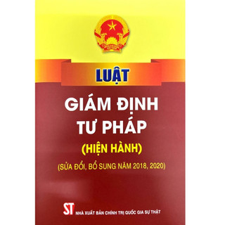 Sách - luật giám định tư pháp