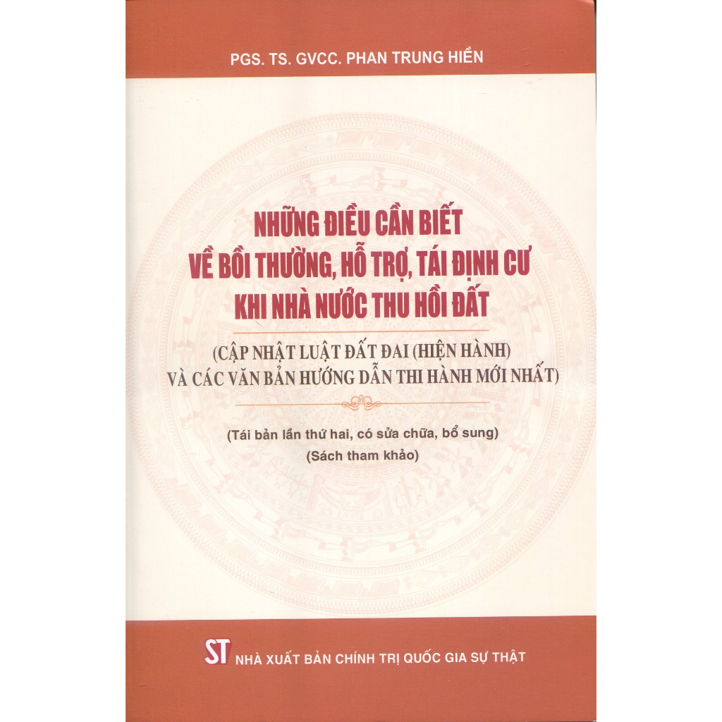 Sách - Những điều cần biết về bồi thường, hỗ trợ, tái định cư khi nhà nước thu hồi đất