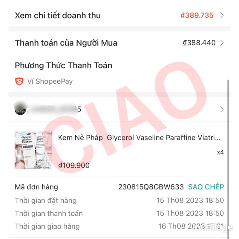 Kem Nẻ Pháp  Glycerol Vaseline Paraffine Viatris 250g