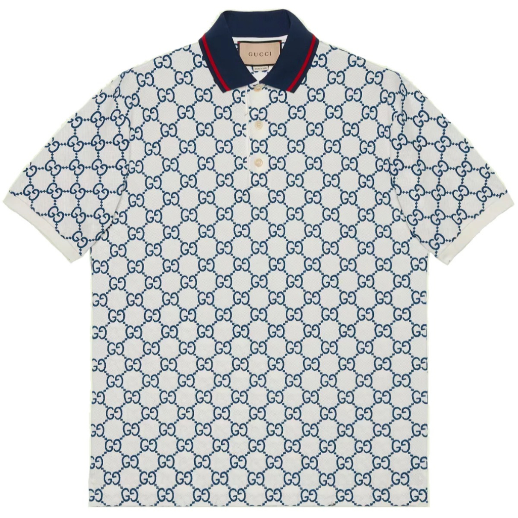 Áo Polo ,Áo trụ GC Monogram in Full Logo Thời thượng - 3 Màu Vải Cotton 100%