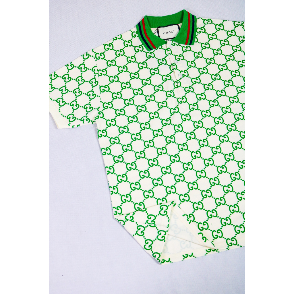Áo Polo ,Áo trụ GC Monogram in Full Logo Thời thượng - 3 Màu Vải Cotton 100%