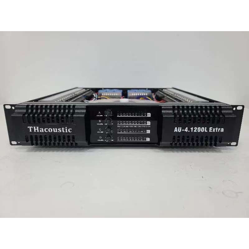 Cục đẩy công suất 4 kênh THacoustic 4.1200Pc,80 sò 1200W/1 Kênh/4 ôm,nguồn xuyến đồng.Hàng nhập khẩu nguyên chiếc.