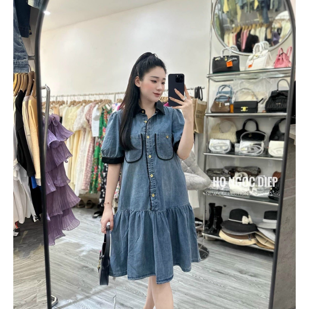 Đầm Bầu Váy Bầu Cao Cấp Freesize Dưới 70 kg Thiết Kế Thời Trang Công Sở A222 Lin Store66