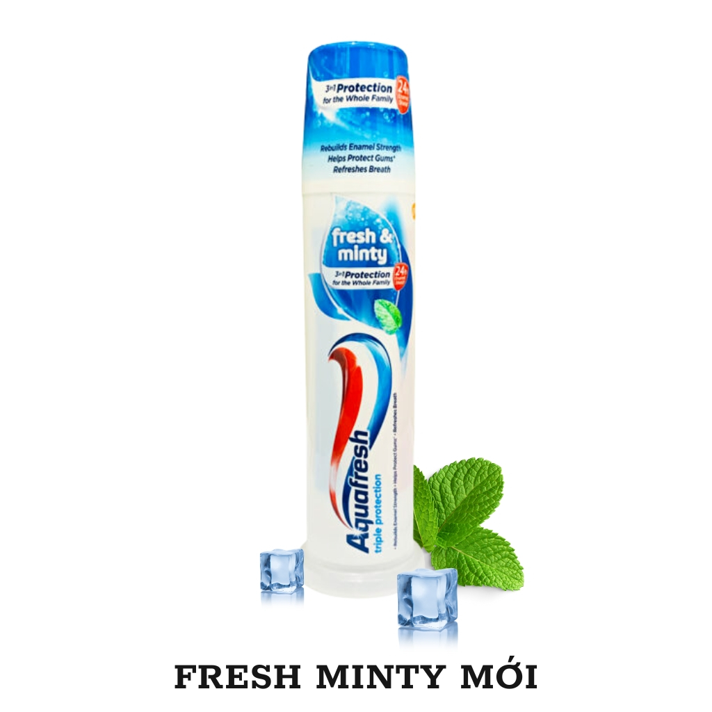 Kem đánh răng Aquafresh ống 100ml Hàng Anh