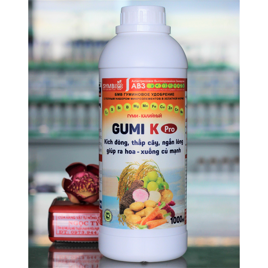GUMI K Pro của SYMBIO kích đòng, thấp cây, ngắn lóng chai 1 lít