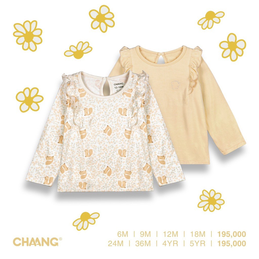 Sét 2 áo dài tay cho bé trai/gái