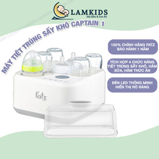 Máy Tiệt Trùng Sấy Khô Hâm Sữa Điện Tử 4 Trong 1 Chính Hãng FATZ BABY - CAPTAIN 1 - FB4320SJ Lamkids