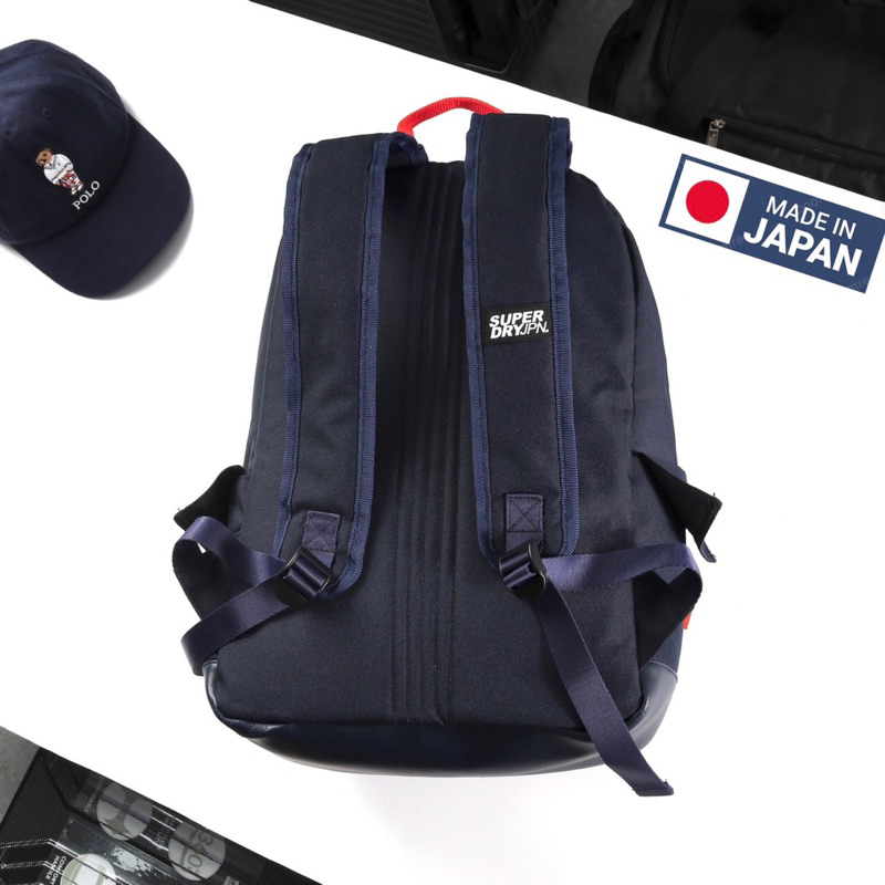 Balo thời trang SUPERDRY MONTANA Backpack Logo thêu sang trọng chất liệu poly cao cấp trượt nước - Balo nam nữ đi chơi