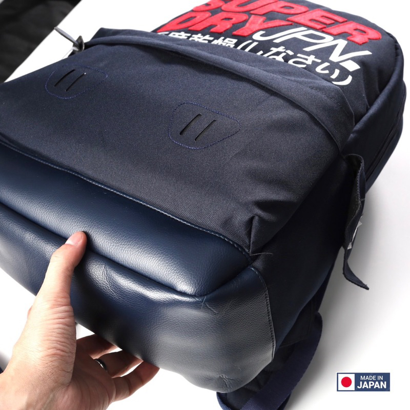 Balo thời trang SUPERDRY MONTANA Backpack Logo thêu sang trọng chất liệu poly cao cấp trượt nước - Balo nam nữ đi chơi