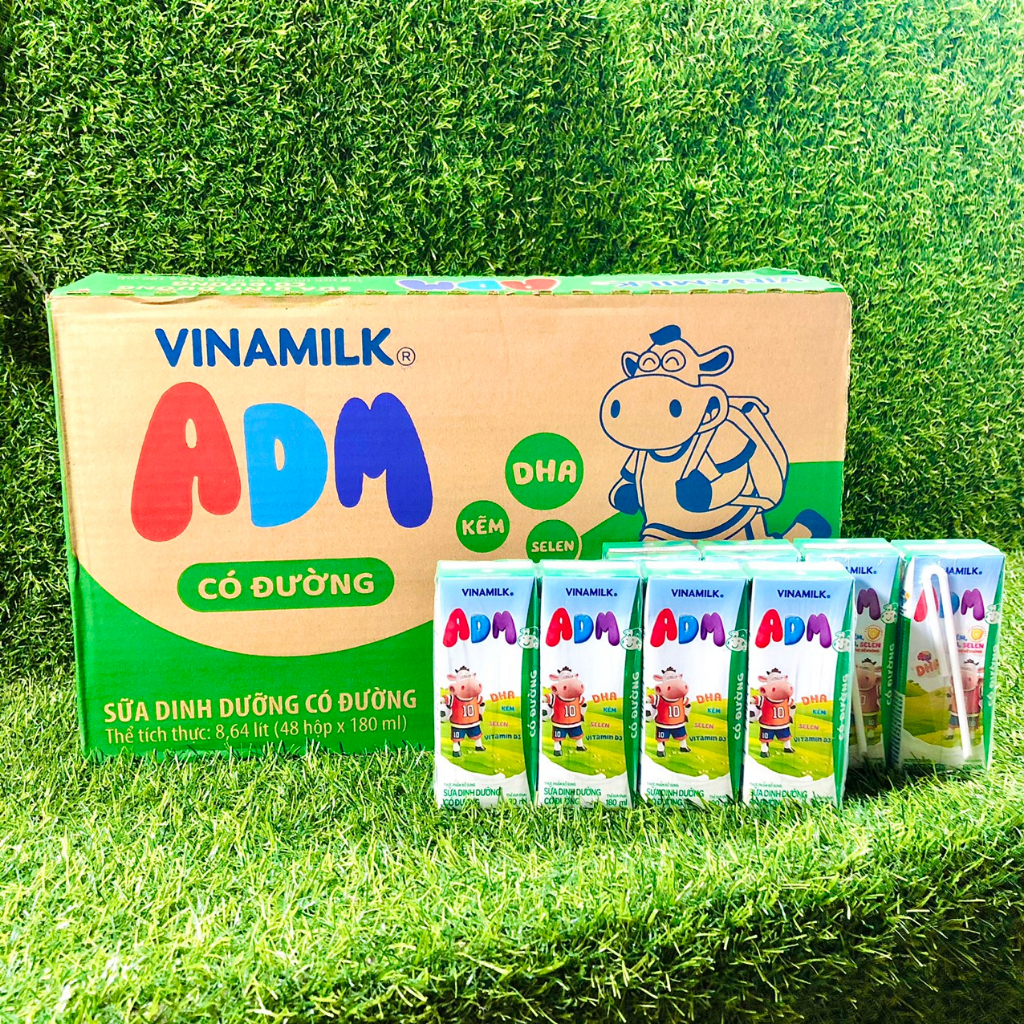 Sữa Vinamilk - Sữa tươi có đường ADM 4 hộp x 110ml.