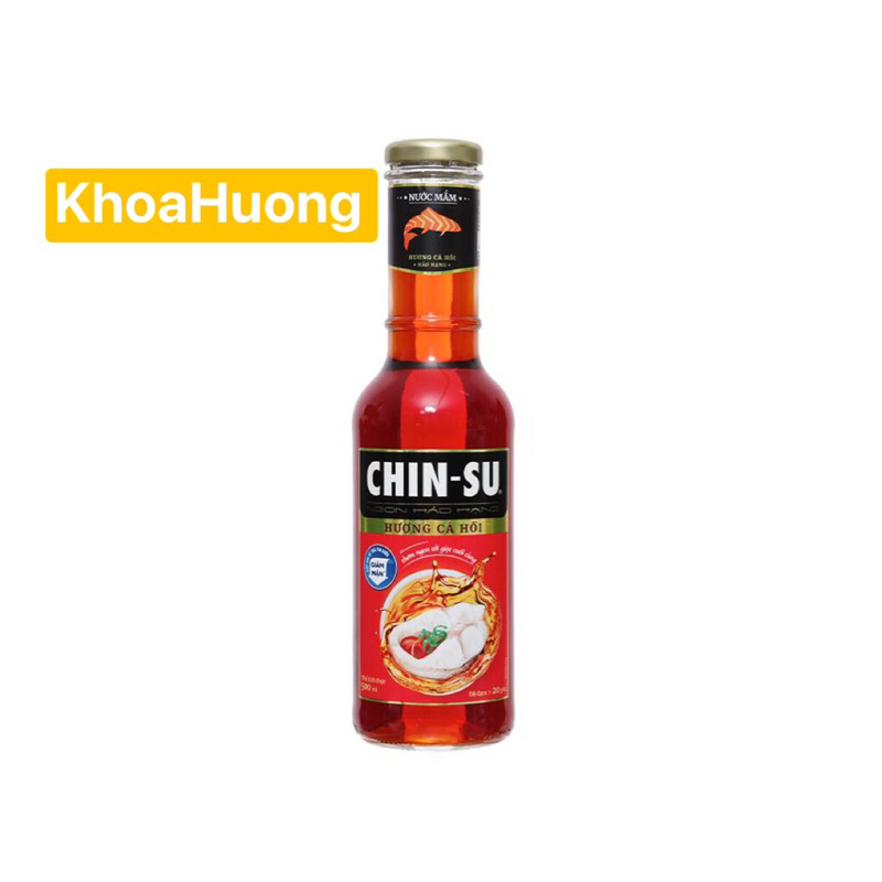 Nước mắm hương cá hồi hảo hạng Chinsu chai 500ml