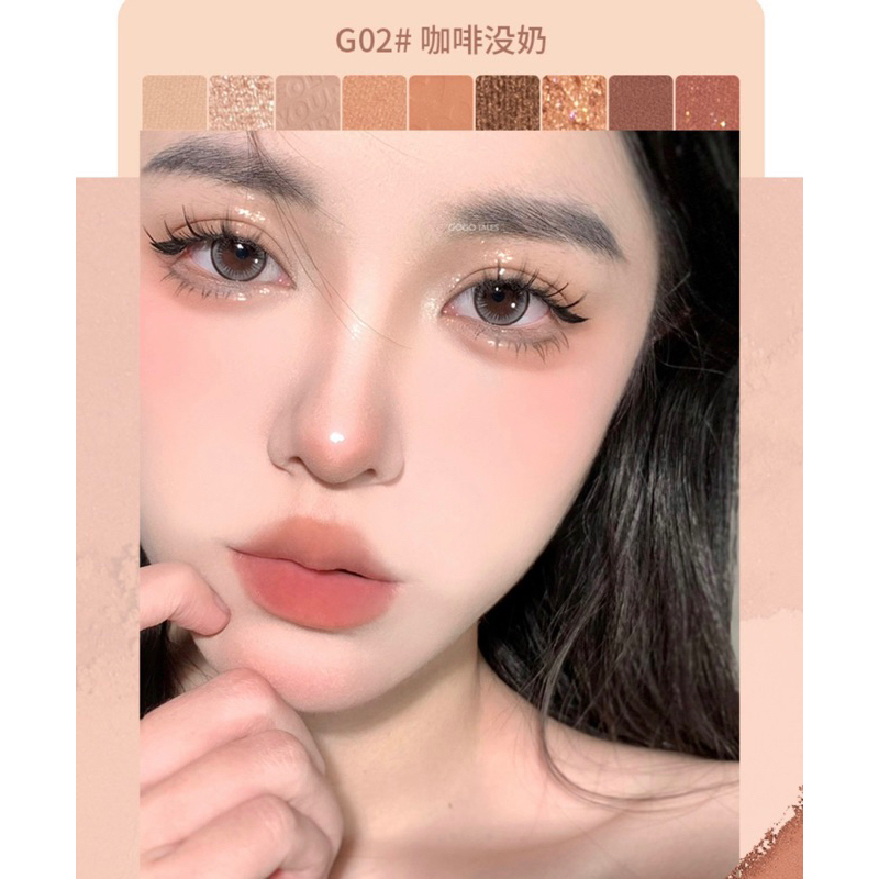 Bảng Phấn Mắt GOGOTALES Pocket Double Eyeshadow Palette Bảng Màu Mắt Hot Trend