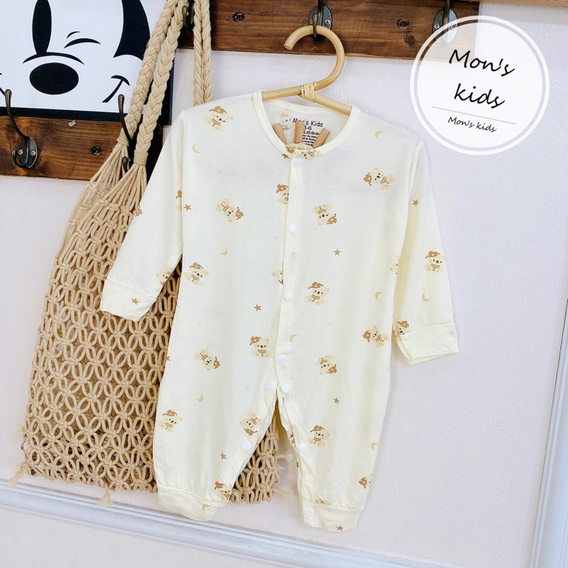 Body dài tay thun lạnh cho bé sơ sinh 0-9 months