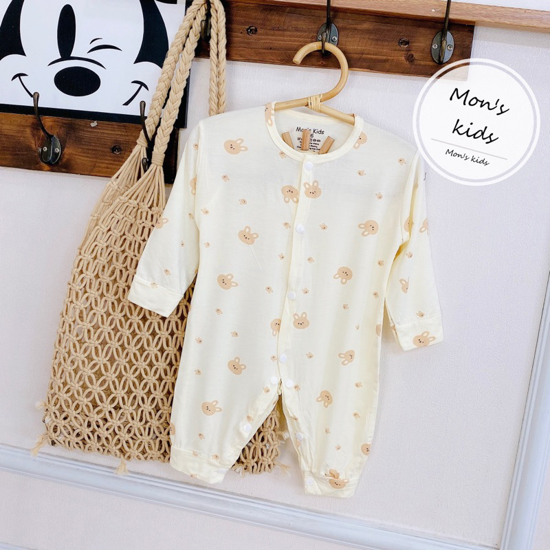 Body dài tay thun lạnh cho bé sơ sinh 0-9 months