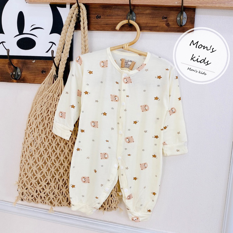 Body dài tay thun lạnh cho bé sơ sinh 0-9 months