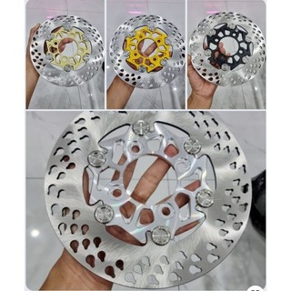 Đĩa thắng xe máy mẫu giọt nước size 220mm loại 4 lỗ lòng nhôm