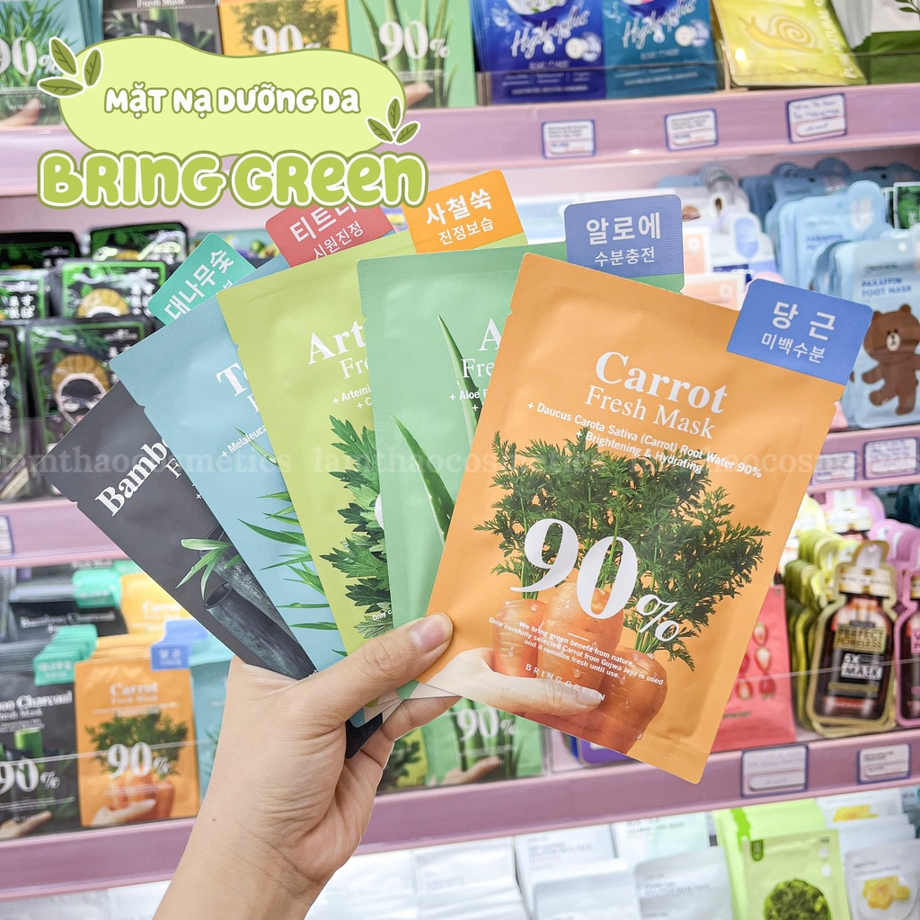 Mặt Nạ Bring Green 90% Fresh Mask 20g/miếng
