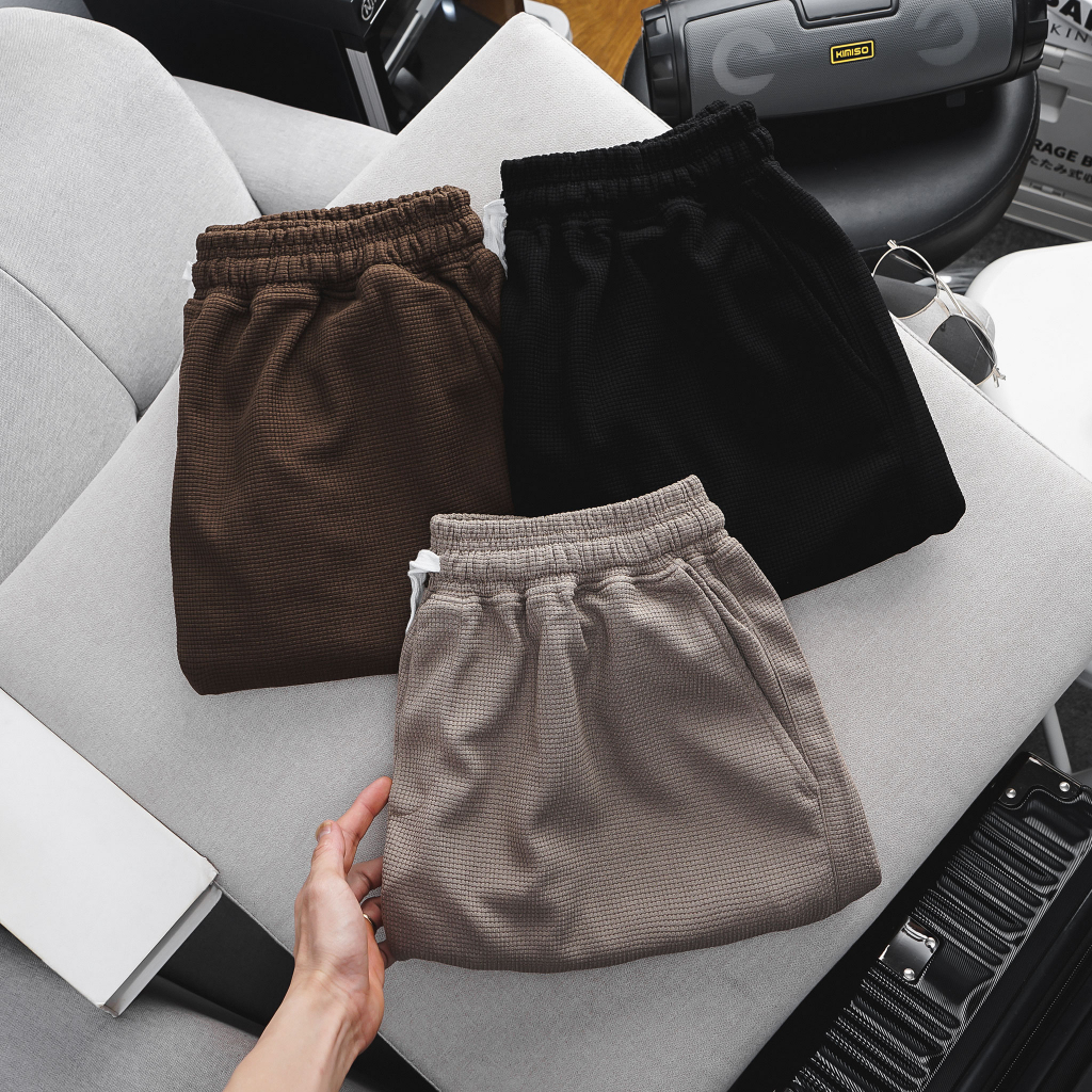 BIGSIZE - Quần short thun BB - Boiz chất tổ ong form bigsize 80kg - 130kg