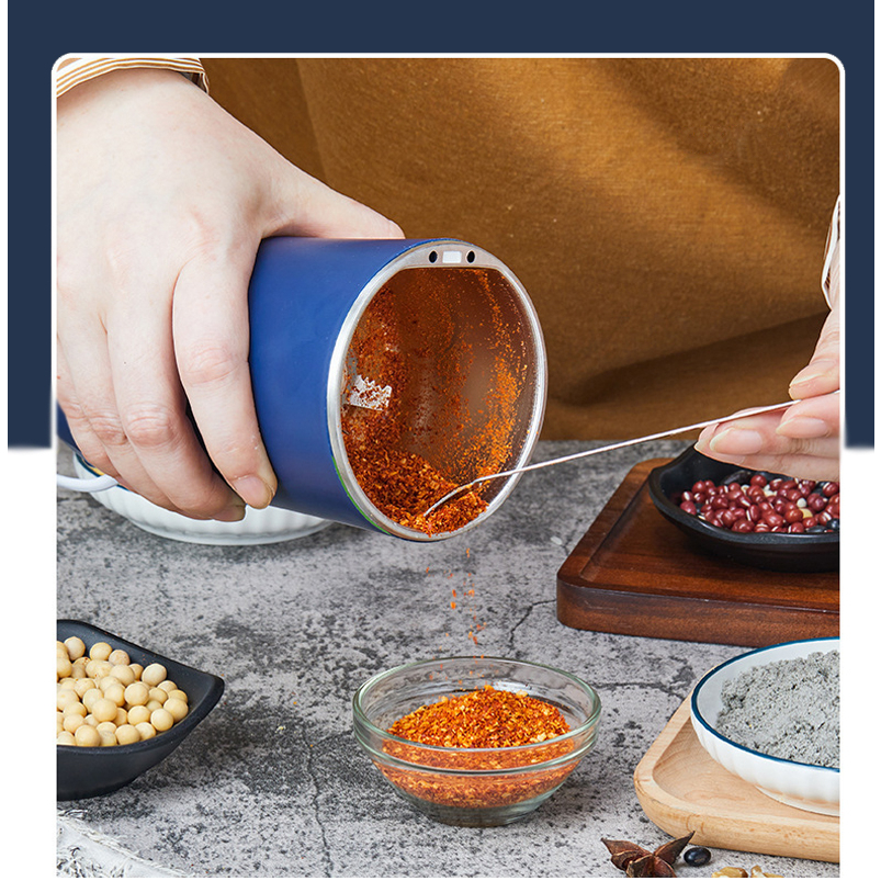 Binnis Máy Xay Hạt Khô Cầm Tay Đa Năng Công Suất ,xay ngũ cốc, máy xay gia vị,lưỡi dao 6 cánh,Bảo hành chính hãng