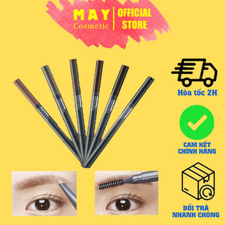 Chì kẻ mày the face shop 2 đầu hàn quốc designing eyebrow pencil lâu trôi đủ các tone màu 01-06 3.6g