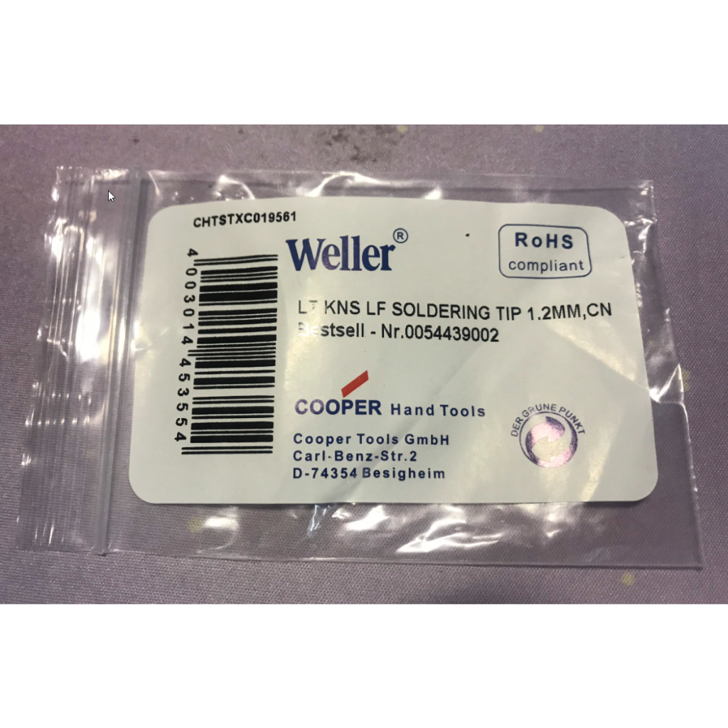 Mũi hàn Weller LTKNS 1.2mm