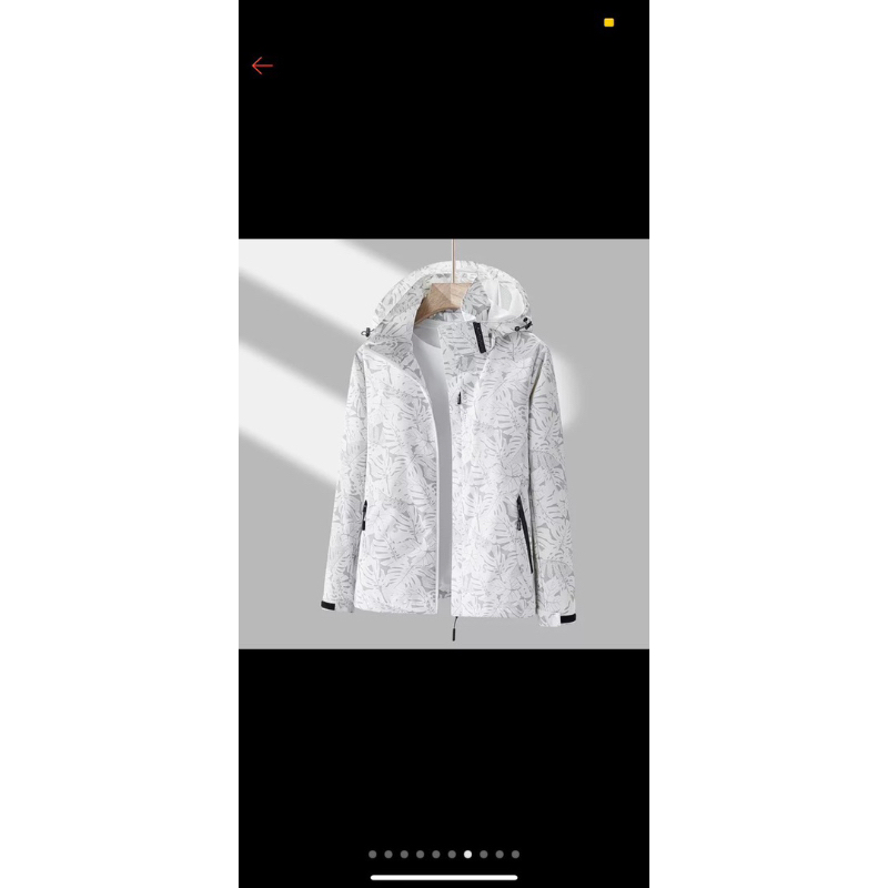 Áo gió nam nữ 2 lớp in hoa văn chất chống nước lót lưới