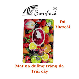 Mặt Nạ Sunface Dưỡng Ẩm Da Mặt Tinh Chất Trái Cây Dưỡng Trắng Da Ngừa Mụn 30g