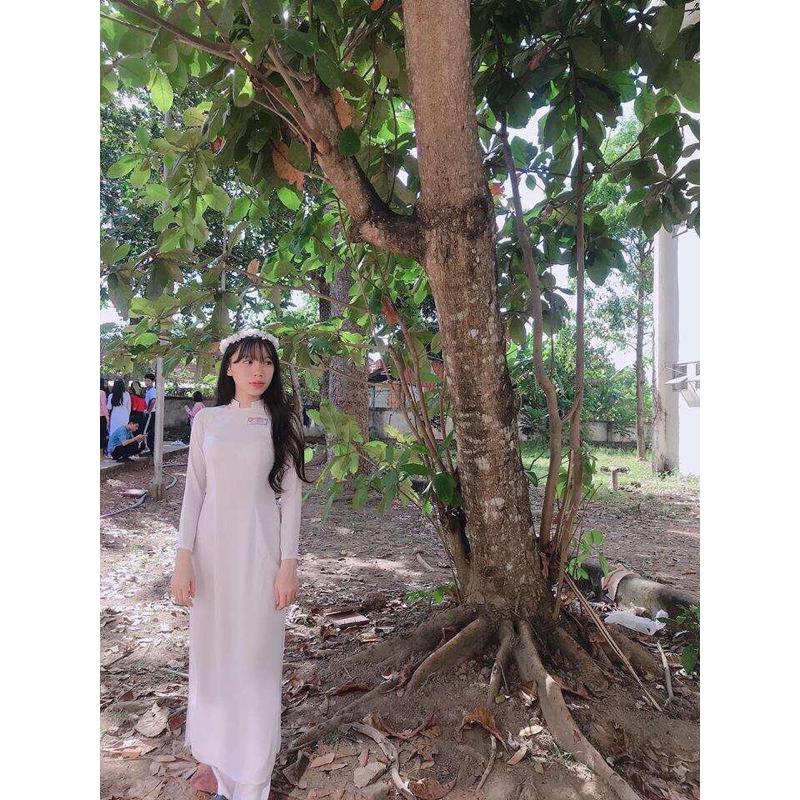 Vòng hoa đội đầu hoa xốp phối bông hoa tuyết trắng