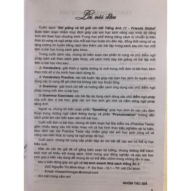 Sách - Bài Giảng & Lời Giải Chi Tiết Tiếng Anh 11