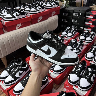 Giày sneaker nike dunk low retro white black panda junior cw1590-100 màu trắng đen | piupiu authenta