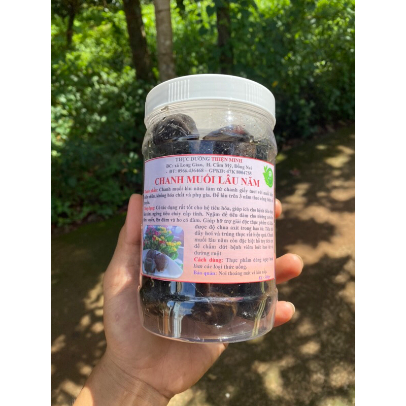 Chanh Muối Lâu Năm  500gr - Thực Dưỡng Cổ Truyền