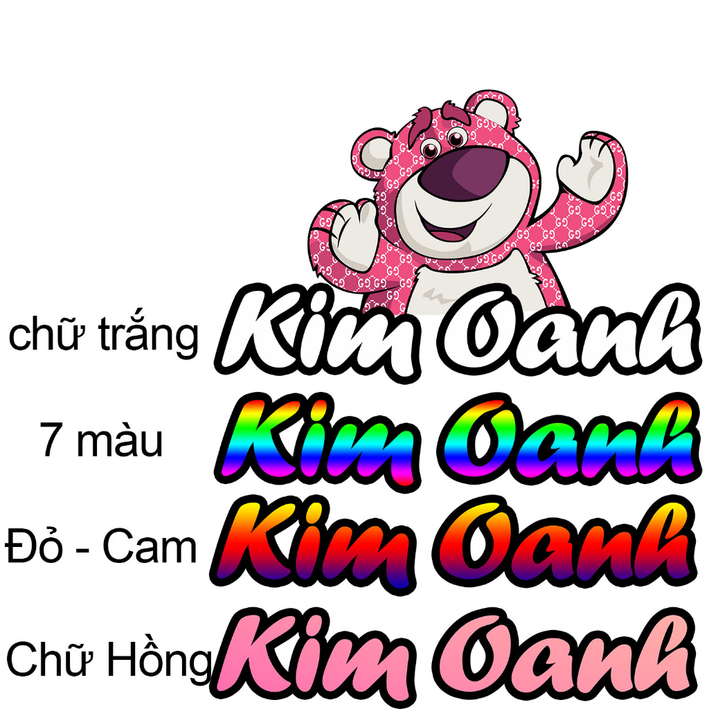 Decal dán xe điện, tem dán xe theo yêu cầu, dán xe điện, decal dán xe máy, hình dán xe gấu dâu