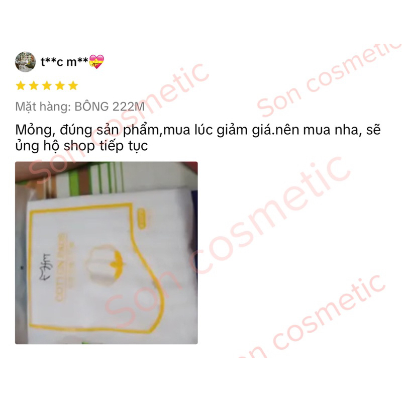 Bông Tẩy Trang Cotton “Pads” 222 Miếng