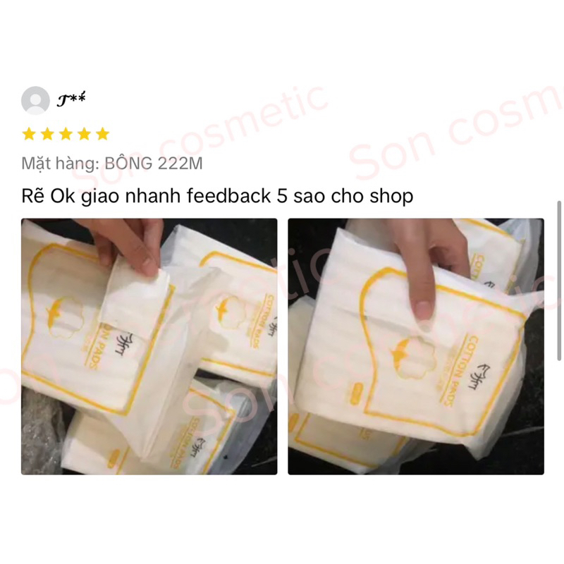 Bông Tẩy Trang Cotton “Pads” 222 Miếng