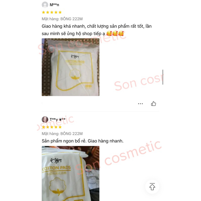 Bông Tẩy Trang Cotton “Pads” 222 Miếng