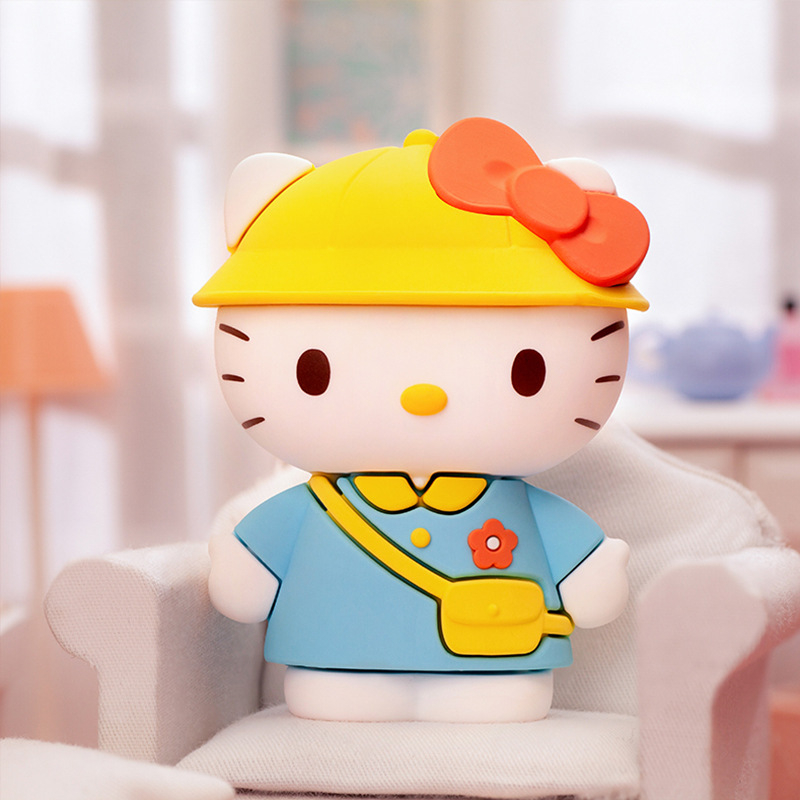 Mô hình mèo Hello Kitty điệu đà dễ thương bao gồm hộp đựng nguyên seal