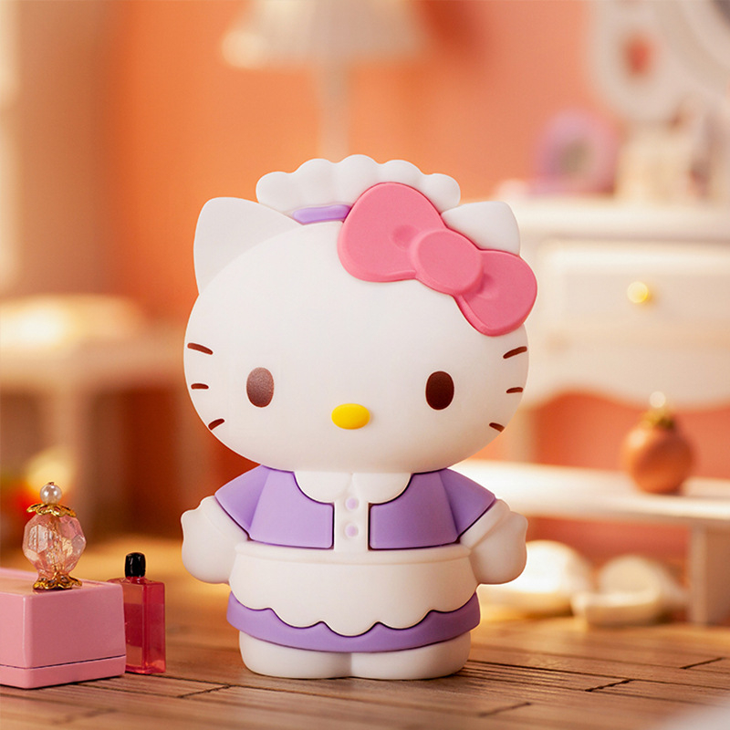 Mô hình mèo Hello Kitty điệu đà dễ thương bao gồm hộp đựng nguyên seal