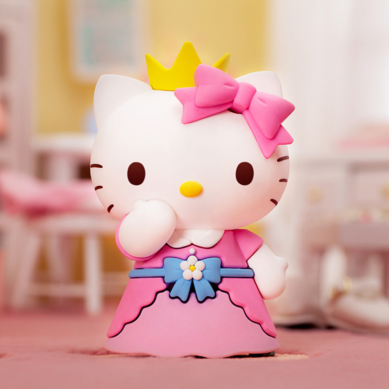 Mô hình mèo Hello Kitty điệu đà dễ thương bao gồm hộp đựng nguyên seal