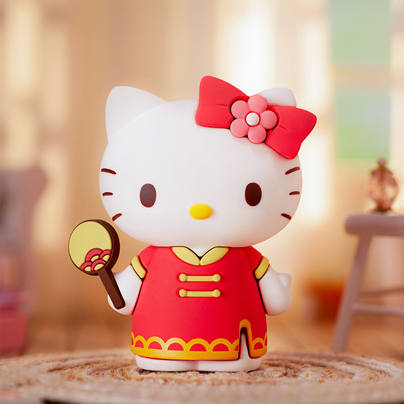 Mô hình mèo Hello Kitty điệu đà dễ thương bao gồm hộp đựng nguyên seal