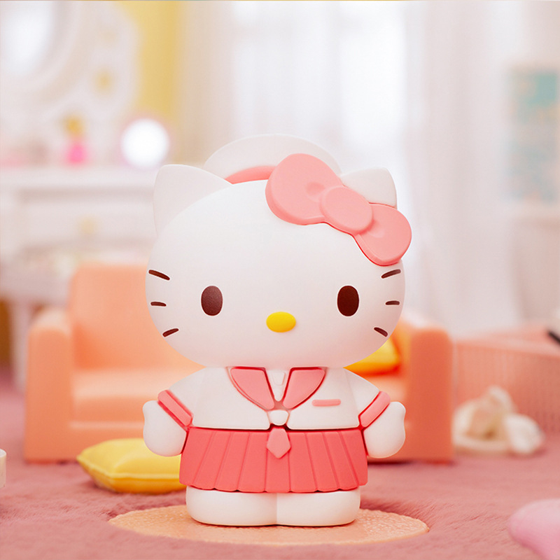 Mô hình mèo Hello Kitty điệu đà dễ thương bao gồm hộp đựng nguyên seal