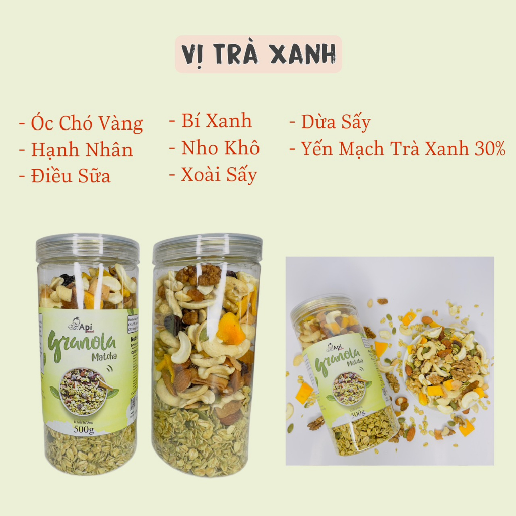 Ngũ Cốc Dinh Dưỡng Granola 30% Yến Mạch - 4 Vị