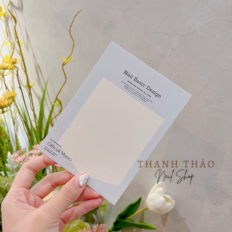Bìa nailbox chụp ảnh mẫu nail