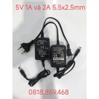 5V 1A và 2A  jack 5.5 2.5 mm Adapter nguồn qua SD thay thế cho converter
