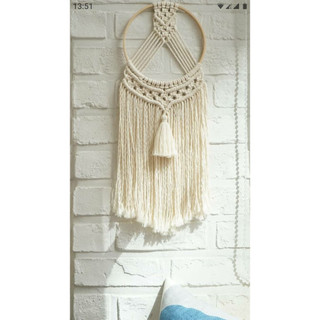 Vòng trang trí macrame-Macrame Dream catcher-vòng hoa trang trí-Dream catcher tết dây macrame treo tường phòng decor