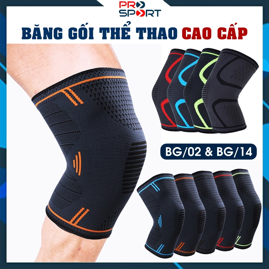 Bảo Vệ Đầu Gối Băng Gối Thể Thao Tránh Chấn Thương Khớp Cho Nam Nữ Tập Gym Bóng Rổ Đá Banh Chạy Bộ Đạp Xe PRO SPORT